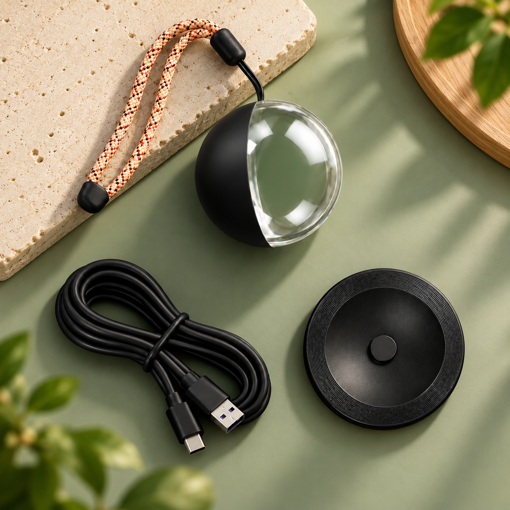Digital Memory Crystal Ball 2.7" Photo & Video Display