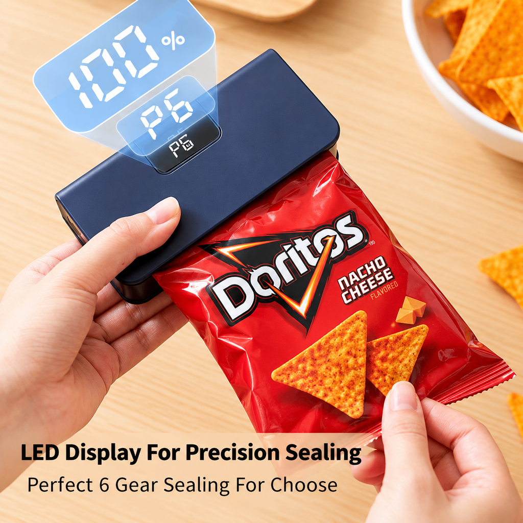 2-in-1 Rechargeable Bag Sealer & Cutter